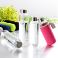 Ecofriendly Glass fruit sport handy bottle,heat resistant drinking glass bottle